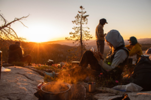 Summit Adventure Sunset Dinner in Yosemite Wilderness
