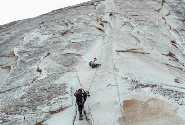 Summit Adventure students Hiking Half Dome
