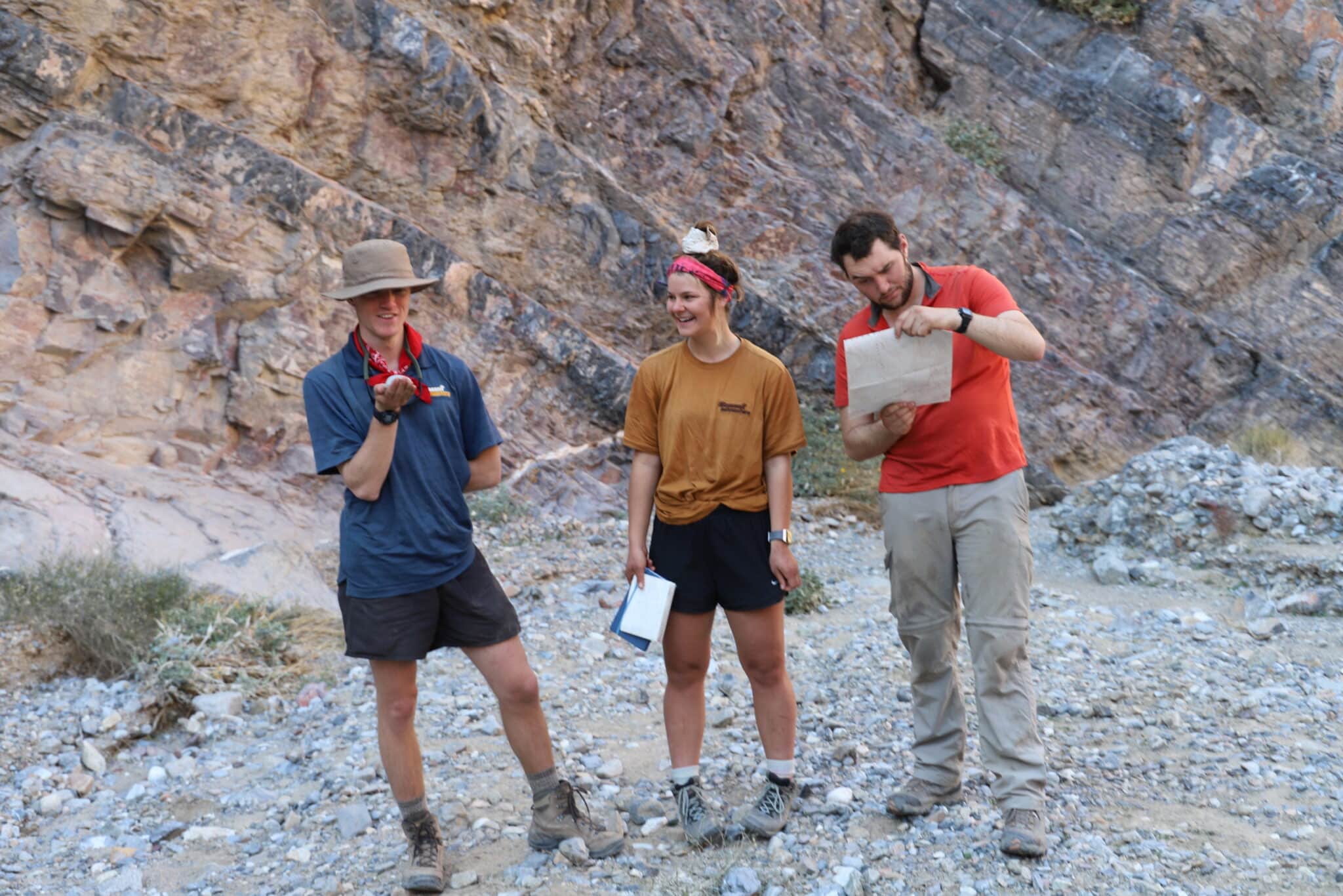 Christian outdoor adventure study abroad students in death valley